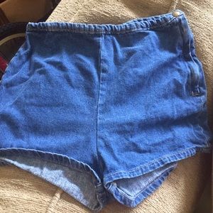 American Apparel denim shorts